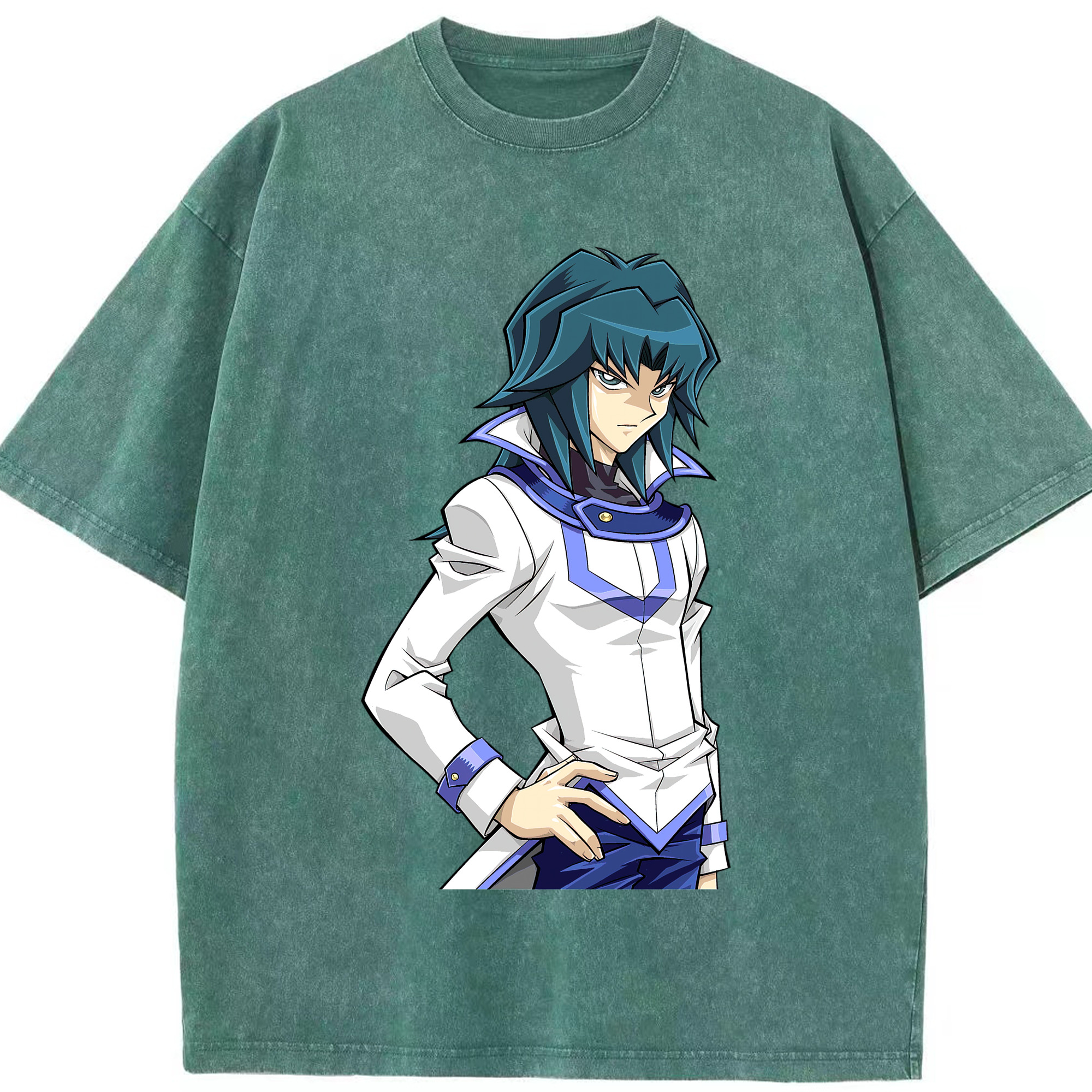 （画像用） 遊☆戯☆王 Yu-Gi-Oh! 綿100% ヴィンテージ風 半袖Tシャツ（フロントプリント）